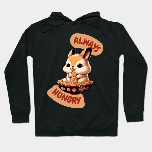 Always Hungry Fox Hoodie by AurelionDesign